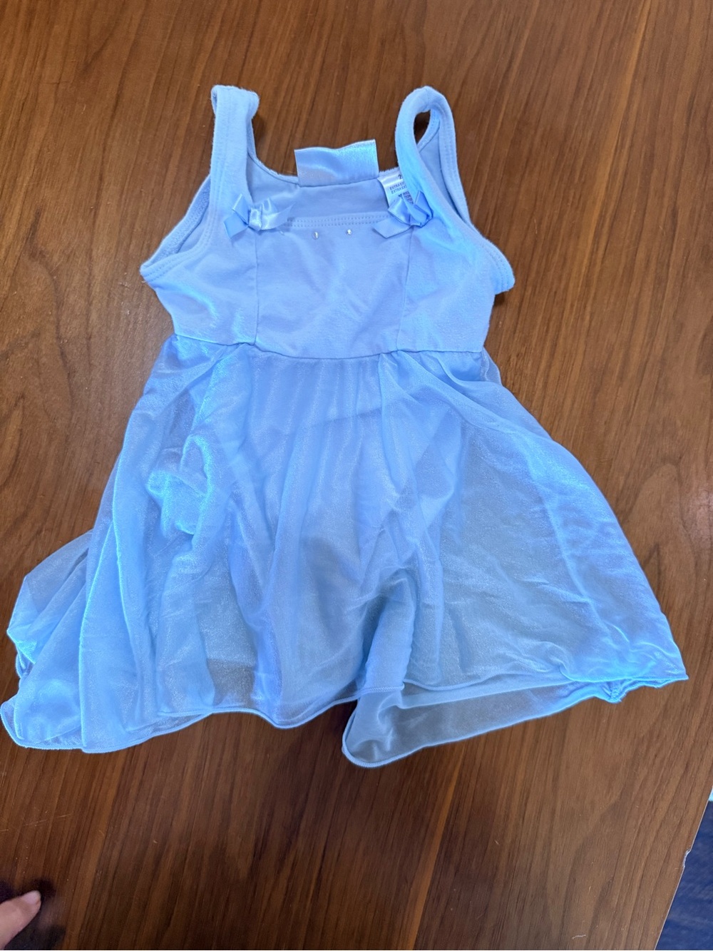 Freestyle Light Blue Girls Tank Top with Bow 2/3